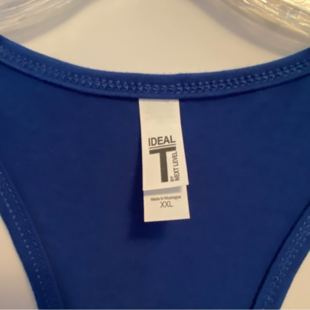 Next Level Proud Autism Mom Racerback Tank Top Blue Size XXL New Without Tag - Picture 4 of 5